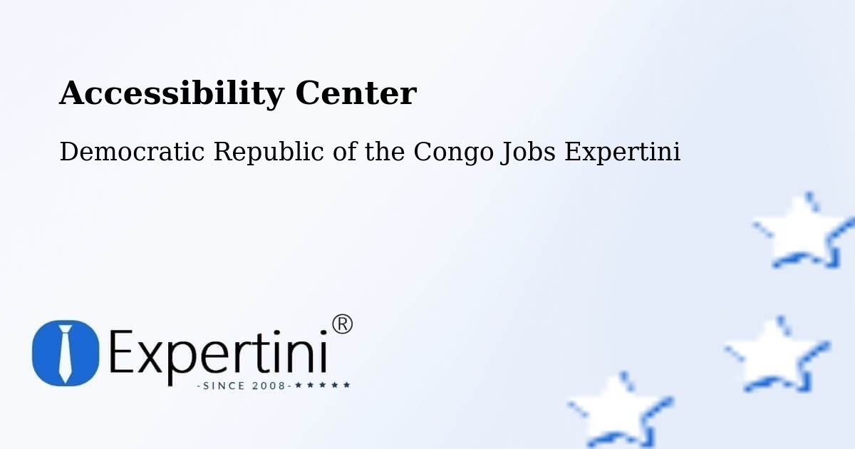 Accessibility Statement – Bosobolo - Democratic Republic of the Congo Jobs Expertini