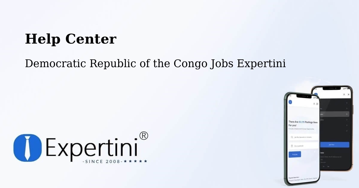 Help Center – Bosobolo - Democratic Republic of the Congo Jobs Expertini