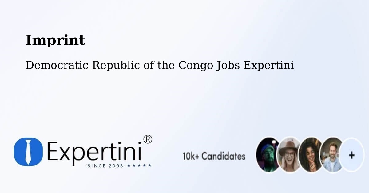 Imprint – Bosobolo - Democratic Republic of the Congo Jobs Expertini