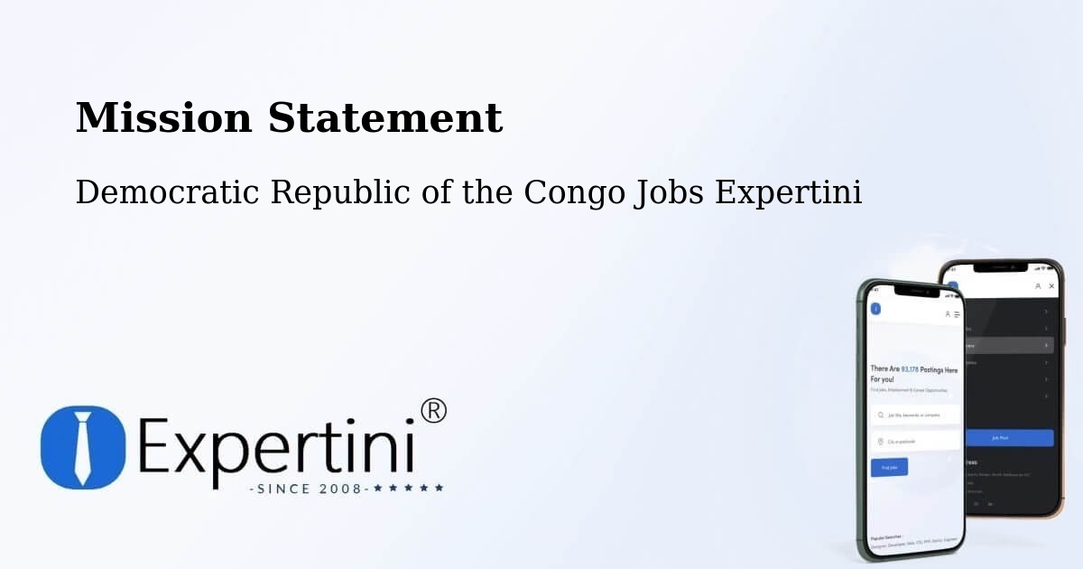 Corporate Mission – Bosobolo - Democratic Republic of the Congo Jobs Expertini
