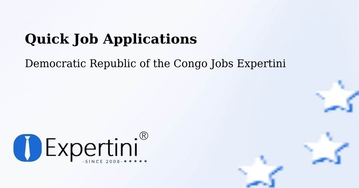 Quick Apply Feature – Bosobolo - Democratic Republic of the Congo Jobs Expertini